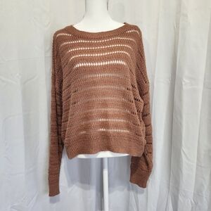 Wishlist Size M/L Women's Open-Knit Sweater